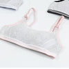 Sports Bra for Women | Breathable Mesh Panel Bra with Adjustable Straps
