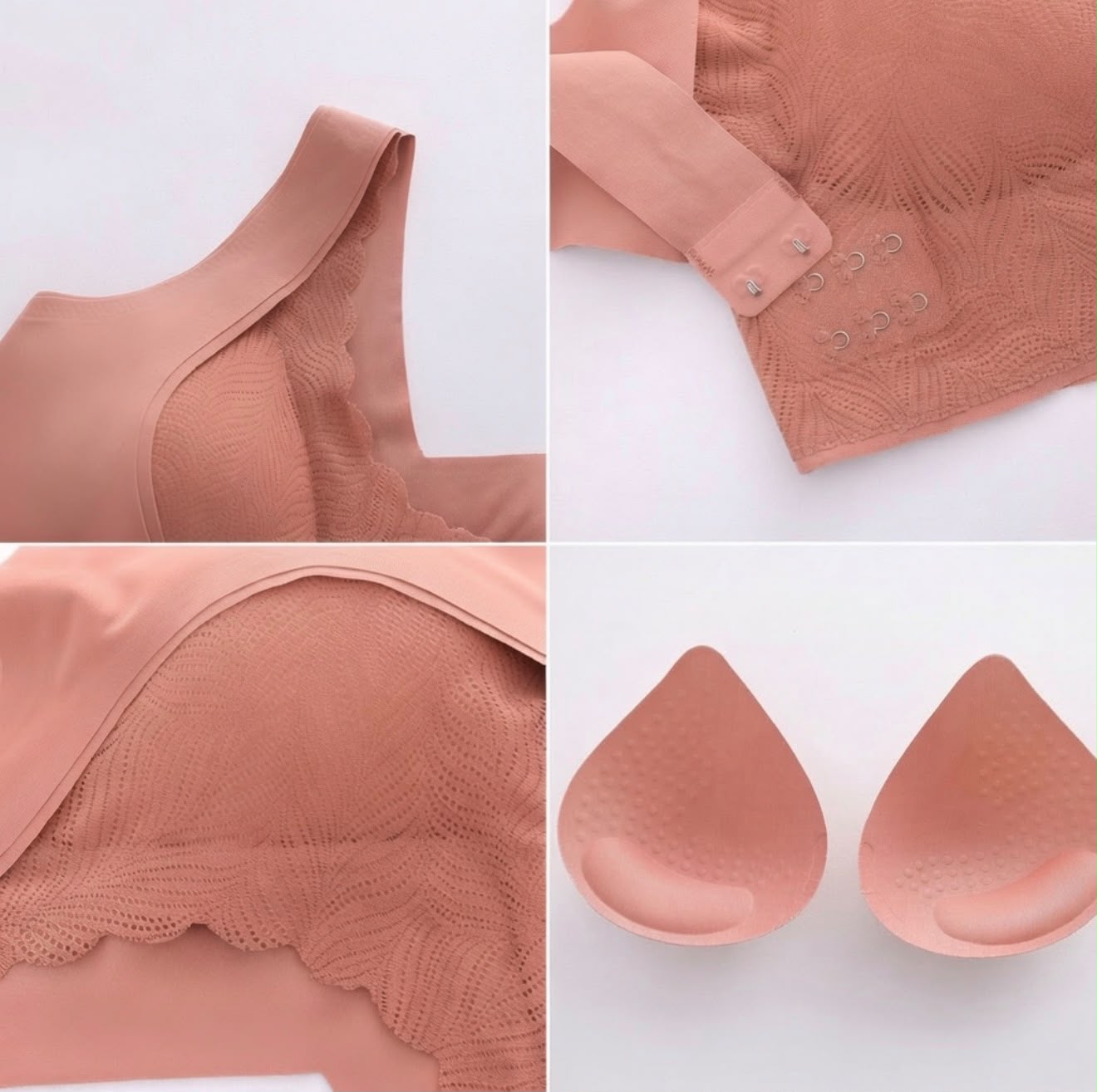 Veloura Lace Wireless Bra