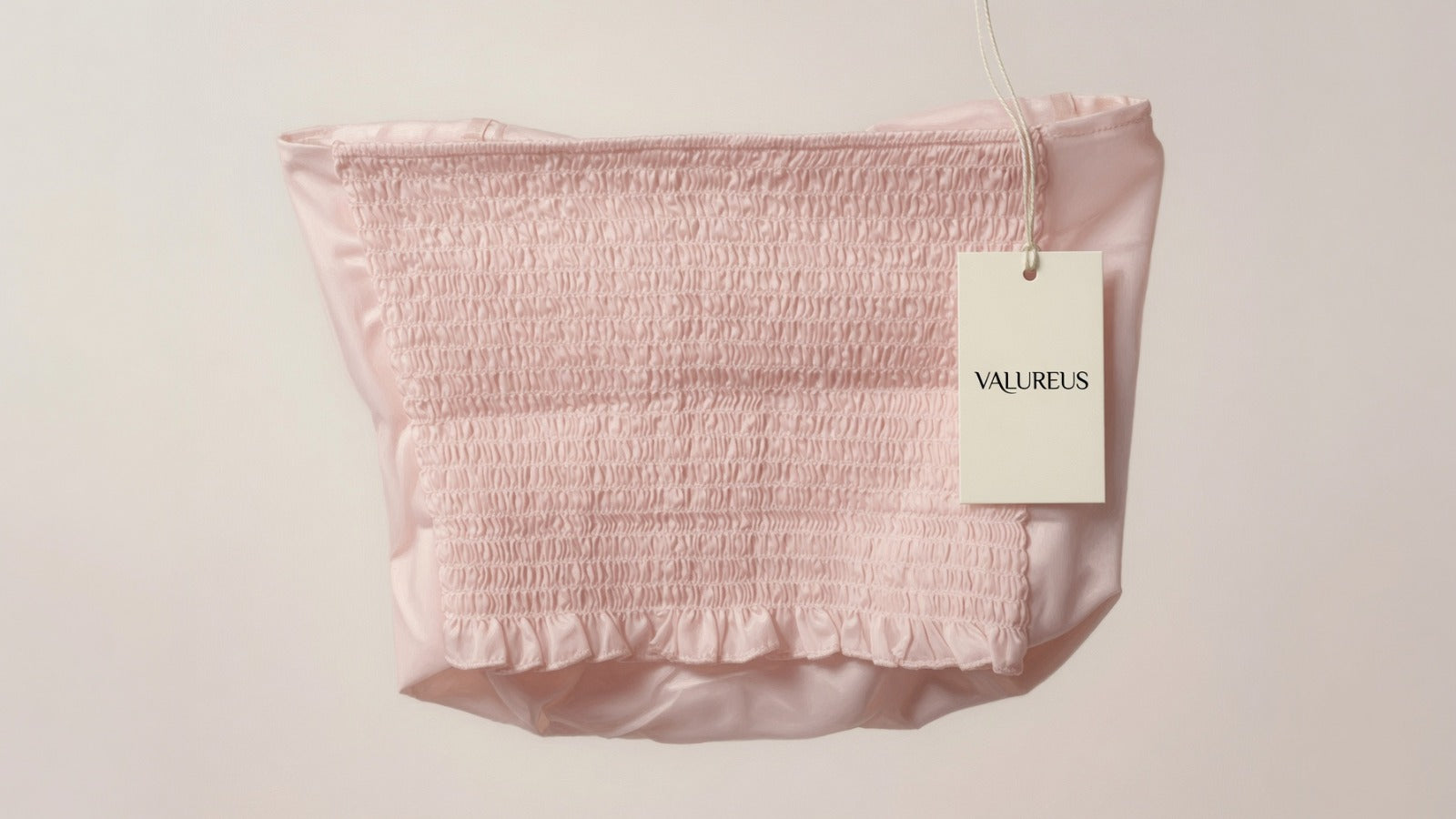 Smocked Ruffle Tube Top